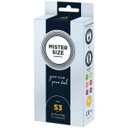 Prezervative Mister Size 53 mm – 10 bucăți