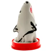 Prezervativ Decorativ Pictat Manual Condomerie – Model Rechin