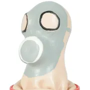 Prezervativ Artistic Condomerie Gas Mask — Pictură Manuală