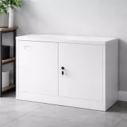 Fișet metalic, 2 uși, 1 poliță, 35 kg/poliță, 900x400x600mm, gri, B126 B4U