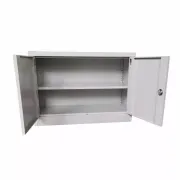 Fișet metalic, 2 uși, 1 poliță, 35 kg/poliță, 900x400x600mm, gri, B126 B4U