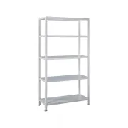 Raft metalic GRI 5 polițe METAL 100 kg/poliță 180x100x40 cm montaj CLIPS / CLEME B4U