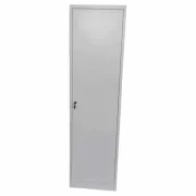 Fișet metalic, 1 ușă, 4 polițe, 35 kg/poliță, 500x350x1800mm, gri, B128 B4U