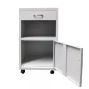 Noptieră metalică spital 450x430x800 mm MONTAT