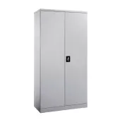 Fișet metalic cu 2 uși casetă și 4 polițe 35kg/poliță 900x400x1900mm cu picioare