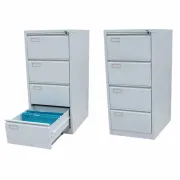 Clasificator metalic gri 4 sertare închidere centralizată