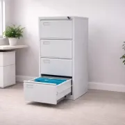 Clasificator metalic gri 4 sertare închidere centralizată