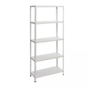 Raft metalic GRI 5 polițe METAL 80 kg/poliță 180x90x40 cm montaj cu SURUB