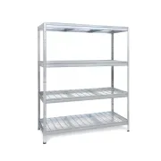 Raft metalic 4 polițe de sarma 300 kg/poliță 180x120x45cm Rism300 4N