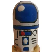 Prezervativ decorativ pictat manual CONDOMERIE Robot