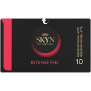 Prezervative SKYN Intense Feel cu textură ondulată, 10 buc