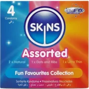 Prezervative Skins Assorted Premium – Set 4 Varietăți
