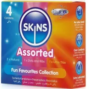 Prezervative Skins Assorted Premium – Set 4 Varietăți