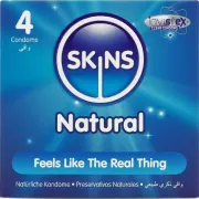 Prezervative Skins Natural Premium – pachet 4 bucăți