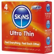 Prezervative Ultra Subțiri Skins Ultra Thin – 4 bucăți