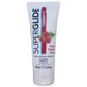 Lubrifiant Comestibil HOT Superglide Zmeură 75 ml
