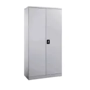 Fișet metalic, 2 uși, 4 polițe, 40 kg/poliță, 900x400x1900mm, gri, A172/6 B4U, montat