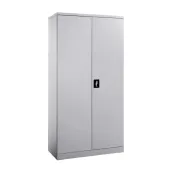 Fișet metalic, 2 uși, 4 polițe, 130 kg/poliță, 1980x1000x420mm, gri, B4U, montat