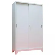 Fișet cu 2 uși glisante cu picioare și 4 polițe 40kg/poliță 1200x450x1900mm A166/9