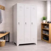 Vestiar cu 3 uși 900x450x1800mm B801/8 CU PICIOARE FIXE
