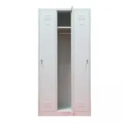 Vestiar metalic, 3 compartimente, bară umerașe, 900x450x1800mm, gri, B801/8 B4U, montat