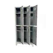 Vestiar cusetat 3x2 cu 6 compartimente cu picioare 900x450x1800mm