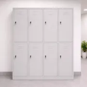Vestiar cusetat 4x2 cu 8 compartimente - 1175x450x1800mm C891 MONTAT