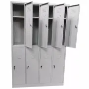 Vestiar cusetat 4x2 cu 8 compartimente - 1175x450x1800mm C891 MONTAT
