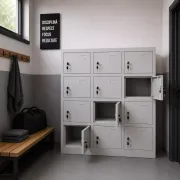 Vestiar cusetat 3x4 cu 12 compartimente 900X500X900 mm B4U MONTAT