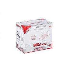 Bandaje adezive cu pad central absorbant Biodress , fabricate in Italia, 5X7 cm , 100 buc