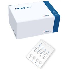Test antigen combo rapid 5 in 1 Flowflex pentru detectarea Adenovirus + RSV ( Virus Sincitial) + Gripa A/B + Covid 19 , proba nazofaringian  kit 20 buc