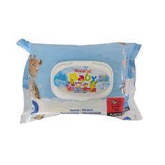 Servetele umede pentru copii Baby Blue cu alantoina si vitamine E, 72 buc/pachet