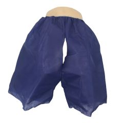 Pantaloni colonoscopie de unica folosinta, 40 GSM, culoare albastru , ambalat la set de 10 buc