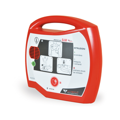 Defibrilator semi automat extern pentru uz public Rescue Sam, cu indicatii vocale in limba romana