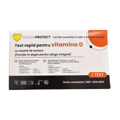 Test rapid Vitamina D, pentru autotestare, Golden Protect