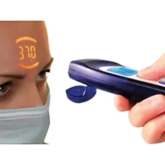 Termometru non-contact cu afișaj proiectat pe frunte, pentru citiri instantanee și sigure VISIOFOCUS® PRO