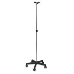 Stativ pentru hipodermocliza cu 2 cârlige si roti