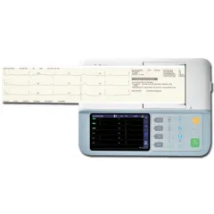 Electrocardiograf Portabil Mindray BeneHeart R3 cu 3 Canale – Algoritm Glasgow Expert, Ecran Color de Înaltă Rezoluție și Ultra-Ușor (1.2 kg)