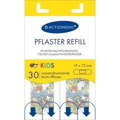 Set 30 de plasturi copii, rezistenți la apa pentru refill dispenser EasyAid