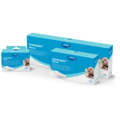 Pansament autoadeziv steril cu strat de contact din silicon pentru răni postoperatorii și acute , Cosmopor® Silicone  - 35 x 10  cm ,  5 buc