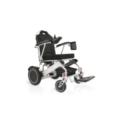 Cărucior electric pliabil din aluminiu cu spătar reglabil și baterii litiu detașabile MOBILITY 860 - fabricat in Italia