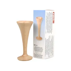 Stetoscop fetal pinard scurt din lemn de fag – 13 cm