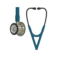 Stetoscop 3M™ Littmann® Cardiology IV – Albastru Caraibian cu Finisaj Șampanie