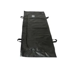 Sac pentru cadavru din PVC, negru