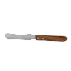 Spatulă din Oțel Inoxidabil cu Lamă Curbată – 1 buc