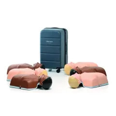 Set 6 Manechine Resuscitare Laerdal Little Anne Stackable cu Tehnologie QCPR