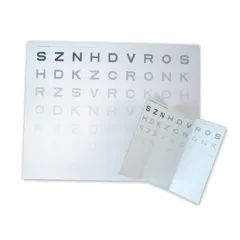Card sensibilitate la contrast – test vedere de aproape 40 cm