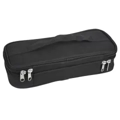 Geantă Medicală Multifuncțională "Multiuse Soft Case" – Pentru Stetoscop și Accesorii Asistentă, Compartimentare Dublă, Neagră, 28 x 12.5 x 6.5 cm
