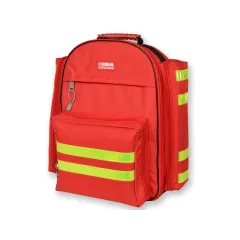 Rucsac Medical de Urgență "Logic-1 Rucksack" – Mediu (Gol), Poliester Impermeabil, cu 5 Borsete Colorate Incluse și Compartimentare Avansată, 40 x 20 x h 47 cm