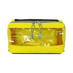 Geantă Medicală Modulară Tip Plic "Model E3" – Cu Fixare Velcro, Poliester 600D, Galbenă, 28 x 15 x 11 cm